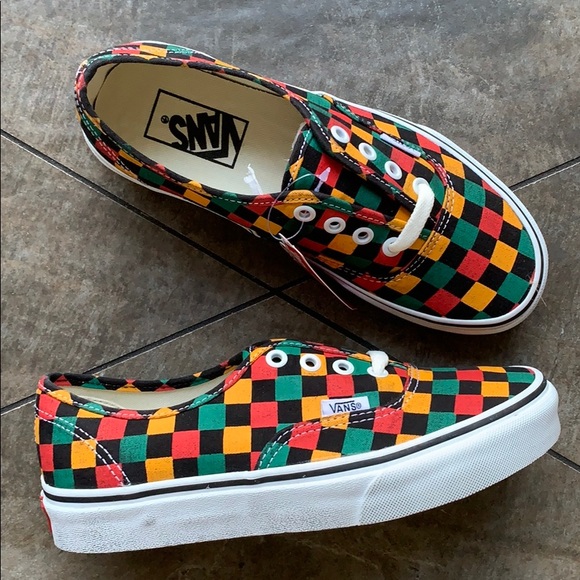 VANS AUTHENTIC WASHED BLACK/MULTI WMNS - Picture 15 of 16